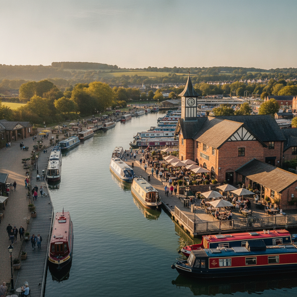 Barton Marina Day Out: Scenic Guide from Burton on Trent