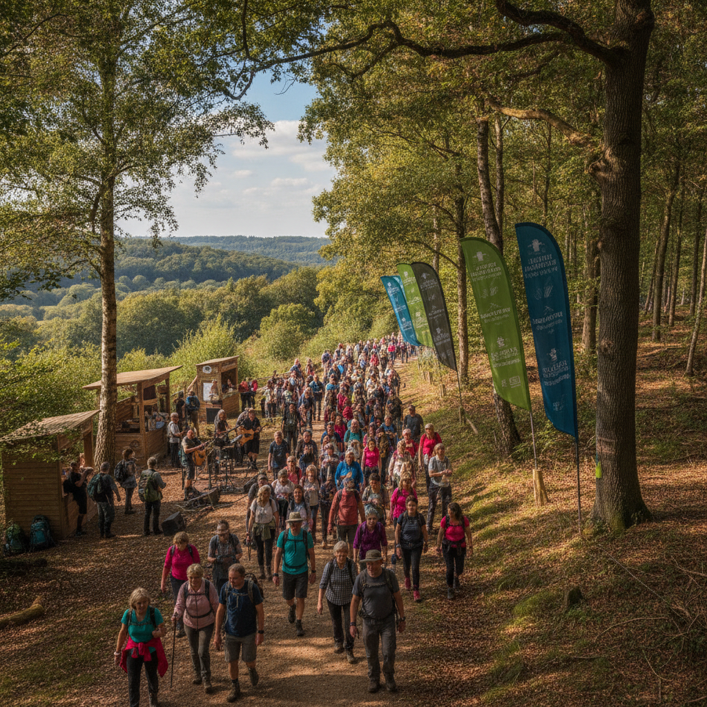 National Forest Walking Festival Base in Burton upon Trent
