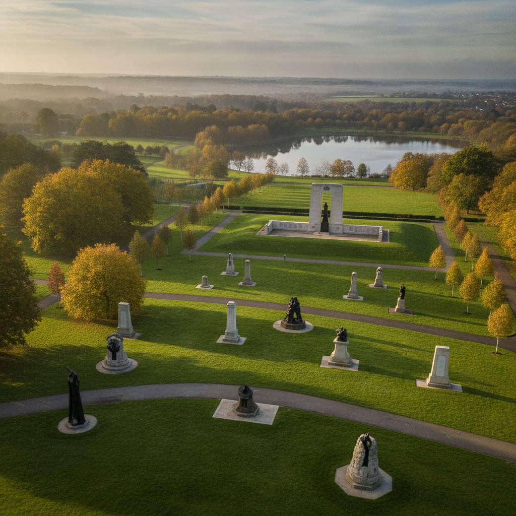 Visiting the National Memorial Arboretum from Burton